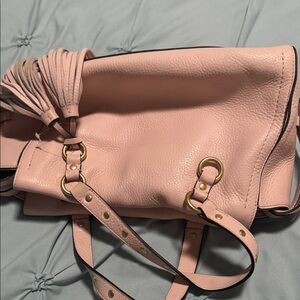 Cole Haan Blush Leather Shoulder Bag